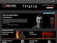 Tablet Screenshot of hors-serie.net